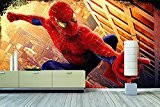 Tableaux-XXL® Papier-peint intissé photo "Spiderman" 300x200cm - papier-peint de qualité supérieure en 6 formats différents pour salon, bureau ou chambre ...
