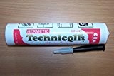 Technicqll Mastic adhésif silicone liquide haute température noir Thermorésistant jusqu'à 300 °C 300 ml