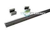ten-high lineae Rail 16 mm, 1000 mm + 2 SBR16UU blocage Roulements à billes linéaire