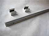 ten-high Rail sbr16 mm, 700 mm + 2 SBR16UU Bloc Roulements à billes linéaire