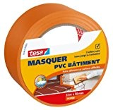 Tesa 55443-00000-00 Masquer PVC Bâtiment 33 m x 50 mm