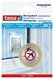 Tesa 77740-00-00 Ruban double-face 1,5 m x 19 mm Transparent