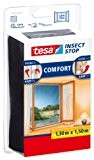 Tesa Insect Stop Moustiquaire Comfort pour fenêtres 1,30m x 1,50m