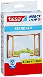 Tesa Insect Stop Moustiquaire Standard pour fenêtre, 1.30m x 1.50m, Blanche