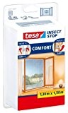 tesa - Moustiquaire "Comfort" pour fenêtres 1,3m x 1500mm blanc