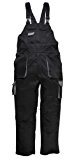 Texo Renfort Genoux Vêtements De Travail Bib & Brace - Noir, XL Jambe 78cm
