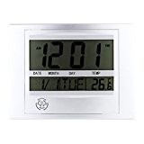 Thermomètre Electronique Mural Calendrier Digital Réveil