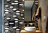 Tile & Sticker 3D Gel Mosaic Effect Self-Adhesive Splashback Tile Sticky Wall Tile Sticker for Kitchen/Bathroom by Tile & Sticker