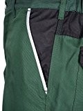 TMG® - Pantalon de travail/de jardin style cargo - résistant - homme - vert (W44 S / EU30)
