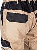TMG® - Pantalon de travail style cargo - résistant - homme - couleur sable (W36 R / EU52)