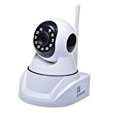 toguard (TM) ov9712 720p Caméra IP WiFi, H.380 sans fil/filaire Maison Sécurité Système de surveillance avec vision nocturne Pan/Tilt, Filtre infrarouge intégré, ...