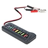 TOOGOO(R)12V Batterie Numerique / Alternateur Tester avec 6 affichage LED