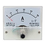 TOOGOO(R) 85L1 AC 0-50A Rectangle Panneau Amperemetre analogique Jauge