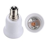 TOOGOO(R) ADAPTATEURS DOUILLE E27 - E14 AMPOULE Lampe Led CULOT ECLAIRAGE Convertisseur