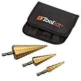 Toolkit Large High Speed Steel Step Drill Set (3 Pieces) by Toolkit