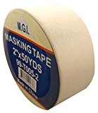 toolusa Rouleau de masquage Blanc Tape- 5,1 cm Large x 50 m, convient pour peinture Préparation : tap-pr50200 W