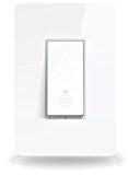 TP-Link Smart Wi-Fi Light Switch, Works with Amazon Alexa, No Hub Required, Single Pole, Control Your Fixtures From Anywhere (HS200) ...