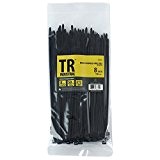 TR industriel Tr-ct81000 Multi-Purpose résistant aux UV Attaches de câbles noires (lot de 1000), 20,3 cm