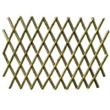 Treillis en bambou extensible (2 pièces), tuteur, décoration de jardin, clôture, longueur bambou 2 m (2x12103)