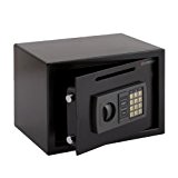 Trueshopping® Electronic Safe Digital Home High Security Lock Solid Steel Construction Box Cash Money 9.5KG Convenient Posting Slot 2pc Emergency ...