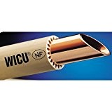 Tube cuivre WICU gainé recuit diamètre : 10 mm épaisseur : 1 mm couronne de 25 mètres réf 5010222