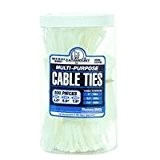 Ty-Rap 90457I Cable Tie Jar, Natural by Thomas & Betts