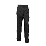 UCC - Pantalon de travail épais, coupe longue - Homme (Taille 107cm) (Noir)