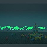 Ufengke® 9-Pc Dinosaures Stickers Muraux Fluorescence Brille Dans Le Noir, Chambre Des Enfants Pépinière Autocollants Amovibles