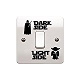Uksellingsuppliers Sticker interrupteur Star Wars en vinyle côté lumineux pour enfant