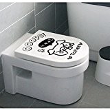 ungfu Cool 1 pc Cochon mignon Stickers Abattant WC Closestool imperméable amovible Maison Decor en