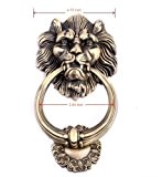 Unilocks Grand Lion heurtoir de porte tête de lion style antique
