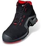 Uvex Sicherheitsstiefel/botas de trabajo "one" 8517 S3, negro/rojo, ancho: 11, diferentes tamaños, color negro, talla 42