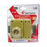 Vachette - Verrou de securite de porte a double cylindre v136 3 clefs
