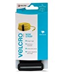 VELCRO Brand Sangle large ajustable 50mm x 92cm x 2 Noir