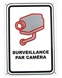 Velleman 44001 Panneau de signalisation de vidéosurveillance en Plexi