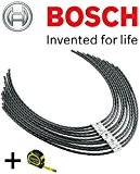 véritable Bosch Extra Forte ligne de coupe de lignes (Lot de 10) (pour : Bosch AFS 23–37 Débroussailleuse électrique) C/W Stanley 1,2 + ...