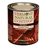 Vermont Natural Coatings Poly Whey Furniture Finish, Clear Satin Finish, 1 Quart by Vermont Natural Coatings