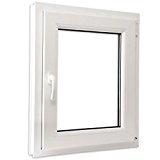 vidaXL Fenêtre PVC triple vitrage oscillo-battante poignée à gauche 600x800mm