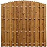 vidaXL Hit en bois vertical Panneau de clôture Miss avec design arqué Panneau occulant