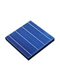 Vikocell 60pcs 270W photovoltaïque cellule solaire de polystyrène 156mm X 156mm pour DIY panneau solaire 4.5W / pc cadeau