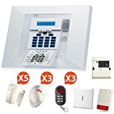 Visonic - Alarme maison GSM agrée assurances NF&a2p PowerMax Pro Kit 8+