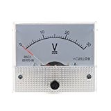 Voltmetre - TOOGOO(R) Analogique 30V CC Tension Panneau d'aiguille Compteur Voltmetre
