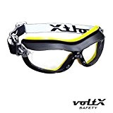 voltX ‘DEFENDER’ Lunettes masques de protection, Safety Goggles, TRANSPARENTES – sans dioptrie, Certifiées CE EN166FT, Revêtement anticondensation