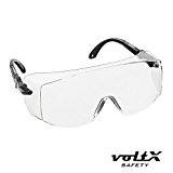 voltX ‘OVERSPECS’ Surlunettes de sécurité industrielle Overspecs, Safety Glasses, certifiées CE EN166F (à verres transparents) - branches réglables individuellement - ...