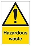 vsafety 6 a040au-r Panneau d'avertissement "Danger d'acide nitrique Substance et chimique, en plastique rigide, Portrait, 200 mm x 300 mm, noir/jaune