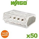 Wago - Pot de 50 bornes de connexion automatique 5 entrées S273