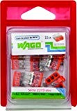 Wago WAG2273/203BL15 Pack de 15 bornes 2273 15 x 3 entrées