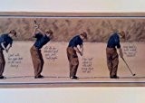 Wallpaper Border Golf Progression Swing Blue Golfer by Seabrook