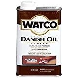 Watco 65931 Danish Oil, Medium Walnut ~ 1 Gallon by Rust-Oleum