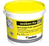 WEBER - Colle carrelage en pâte spéciale sol intérieur Weber.fix sol 8kg classe D2 - 16002008